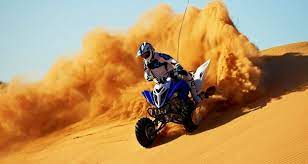 desert safari in the sand dunes