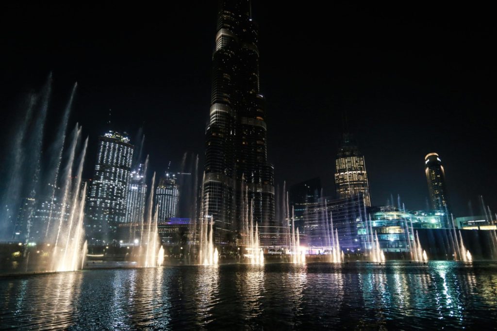 Image of Dubai fountain